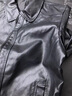 皮爾卡丹（pierre cardin）翻領秋冬季皮衣男士機車皮夾克春秋加絨加厚休閑PU皮外套皮毛一體 QDXPY-2037黑色 180/2XL【適合135-150斤】 曬單實拍圖