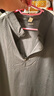名創(chuàng)優(yōu)品（MINISO）2025夏季新款重磅華夫格翻領(lǐng)polo衫簡約純色短袖t恤男 黑 3XL 曬單實(shí)拍圖