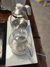 新功（SEKO）自動(dòng)上水電熱水壺玻璃保溫茶臺燒水壺噴淋煮茶器花茶壺電茶壺W34 1L W34（37*20）底部上水蒸煮多功能電茶爐 曬單實(shí)拍圖