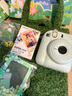 INSTAX富士instax立拍立得 一次成像相機(jī) mini12精美禮盒 薄荷精靈 含10張fafa花邊相紙 曬單實(shí)拍圖