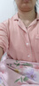 京東京造【10A抑菌】A類一等品50支純棉情侶睡衣女男春家居服淺粉 M 曬單實(shí)拍圖