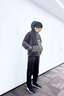 薩洛蒙（Salomon）男款 戶(hù)外夾克沖鋒衣外套 2L Pinnacle Jacket M DCH-黑灰色 XL 曬單實(shí)拍圖