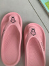 BAIHOU白猴夏季男女學(xué)生夾腳人字拖軟底加厚室內涼拖鞋 R-18粉36-37 曬單實(shí)拍圖