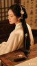卡瑪倫發(fā)簪黑檀木古風玉蘭花玉簪子現(xiàn)代發(fā)釵女友老婆生日七夕情人節(jié)禮物 玉蘭花（B款吊墜7厘米） 曬單實拍圖