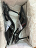 CHARLES&KEITH25夏季新品漆皮尖頭斑馬紋高跟涼鞋七夕禮物送女友CK1-60280477 Black Patent黑色 37 （235） 曬單實拍圖