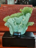 京城世家招財玉石白菜擺件天然岫玉雕客廳領(lǐng)導(dǎo)辦公室店鋪公司開業(yè)大吉送禮 佰財聚來（白菜）EA829 曬單實拍圖
