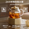 World Kitchen康寧養生壺全玻璃恒溫壺煮茶壺煮茶器1L辦公室家用花茶壺燒水壺電熱水壺（升級標準款+全玻璃蓋） 曬單實(shí)拍圖
