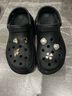 卡駱馳（crocs）經典泡芙Clog男女一腳蹬懶人沙灘鞋 CR207521-001 37 曬單實拍圖