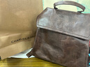 CHARLES&KEITH25秋新品大容量復(fù)古通勤繩結(jié)雙肩背包七夕禮物CK2-60671790 Distressed Coffee咖啡色 M 曬單實(shí)拍圖