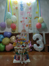 仕彩 白色印花數(shù)字氣球裝飾品兒童生日派對場景布置戶外手持拍照道具3 曬單實拍圖