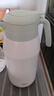 膳魔師（THERMOS） 保溫壺家用大容量辦公熱水瓶暖壺2L男女不銹鋼真空水壺 THS/THX THS-2000清新白綠 2L 曬單實拍圖