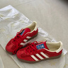 阿迪達(dá)斯（adidas）三葉草男女鞋GAZELLE INDOOR低幫休閑鞋IF1808紅白36 曬單實(shí)拍圖