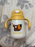 杯具熊（BEDDYBEAR）兒童保溫杯帶手柄吸管兒童水杯316不銹鋼寶寶學(xué)飲杯子400ml可愛熊 曬單實(shí)拍圖
