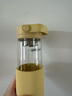 北鼎（Buydeem）茶水分離玻璃水杯高顏值車載便攜隨手杯辦公室泡茶杯鵝仔黃470ml 曬單實(shí)拍圖