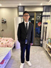 卡度頓西服套裝男三件套職業(yè)商務(wù)小西裝正裝外套男修身新郎伴結婚禮服 黑色雙扣【西服+西褲+襯衫】 XL 【116-126斤】+8件禮品 曬單實(shí)拍圖