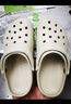 卡駱馳crocs七夕禮物檀健次同款經(jīng)典洞洞鞋輕便百搭男沙灘鞋包頭拖鞋10001 骨白色-2Y2 37 (230mm) 38 曬單實(shí)拍圖