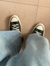 匡威（Converse）官方 1970S巴恩風(fēng)穿搭運動(dòng)帆布鞋叢林綠綠色168508C 綠/168508C 44 曬單實(shí)拍圖