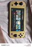 Nintendo Switch任天堂NS主機日版Switch Lite mini NSL掌上便攜游戲機 金色塞爾達限定版 曬單實拍圖