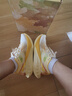 Saucony索康尼啡鵬4男女跑步鞋競速回彈碳板馬拉松專業(yè)運動鞋米黃37.5 曬單實拍圖