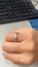 中國黃金天作之合情侶戒指一對男女銀對戒結婚紀念日禮物送老婆女友生日 天作之合對戒【品牌禮盒】京速達 曬單實(shí)拍圖