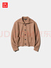 優(yōu)衣庫(kù)女裝舒芙蕾針織開衫/長(zhǎng)袖外套空調(diào)衫軟糯上衣472093 34 駝色 2XL /170/100B 曬單實(shí)拍圖