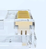 山澤 六類(lèi)網(wǎng)線(xiàn)水晶頭 6類(lèi)RJ45千兆網(wǎng)絡(luò )接頭 工程級電腦網(wǎng)線(xiàn)連接器 Cat6鍍金水晶頭 100個(gè) WL-6100 曬單實(shí)拍圖