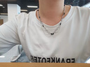 伊燦黑色鋯石蝴蝶項鏈女鈦鋼不掉色輕奢小眾鎖骨鏈氣質(zhì)高級感甜酷頸鏈 黑色鋯石蝴蝶項鏈女 曬單實拍圖