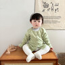 優(yōu)奇嬰兒外套開(kāi)衫春秋新款寶寶外套長(cháng)袖1歲男童女童2幼兒外出開(kāi)衫外搭 綠色 73 曬單實(shí)拍圖