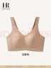 赫蓮娜（HR）兔耳朵杯內衣女大胸顯小文胸無鋼圈收副乳防下垂胸罩 玉膚色 L 【建議80B-80C】 曬單實拍圖