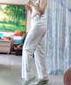 純棉女長睡褲直筒全棉寬松休閑家居褲可外穿 D112彩色點(diǎn)女 XL 推薦120-140斤 曬單實(shí)拍圖