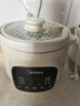 美的（Midea）電燉鍋電煮鍋 電燉盅 燉湯盅煲湯鍋3L國家補貼大功率微壓直燉陶瓷煲湯燉湯一體多功能鍋MD-DGE3058 曬單實(shí)拍圖