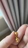 行金銀中黃金吊墜女999足金鈴蘭花掛墜定價(jià)生日禮物送女友七夕禮物 鈴蘭花吊墜 克重多退少補 約0.32g 曬單實(shí)拍圖