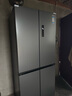 美的（Midea）M60真香系列508雙系統純平全嵌十字四門(mén)家用冰箱大容量底部散熱國家補貼BCD-508WUSPZM(E)星塵砂 曬單實(shí)拍圖