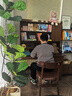 立太（LEADTEK）實(shí)木書桌學(xué)習(xí)桌電腦桌書柜書架一體家用小戶型轉(zhuǎn)角桌學(xué)生寫字桌子 【新品沖量】120cm深胡桃色 曬單實(shí)拍圖