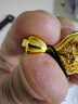 金至尊黃金吊墜花絲金葫蘆吊墜金墜子足金999七夕禮物計價6.79克  曬單實(shí)拍圖