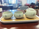 胖東來(lái)汝窯功夫茶具一壺二杯家用單人泡茶一人茶具茶壺茶杯禮盒 汝窯不慌西施壺兩杯配干泡盤(pán) 曬單實(shí)拍圖