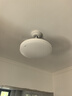 歐普（OPPLE）風扇燈吊扇燈24瓦LED照明低噪音餐廳臥室吊燈燈具包安裝 冰風白 曬單實拍圖