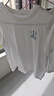 京東京造兒童t恤男5A抑菌新疆棉圓領(lǐng)衣服男裝打底衫印花 白色130 曬單實(shí)拍圖
