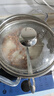 京蔻迪湯鍋316不銹鋼特厚湯鍋家用不粘鍋煮湯蒸煮燉湯饅頭電磁爐燃?xì)庥?316不銹鋼清湯鍋+送湯漏勺 26cm 曬單實拍圖