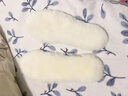 京悠雨德國品質(zhì)純羊毛保暖鞋墊雪地靴專(zhuān)用皮毛一體毛絨棉鞋墊男女秋冬季 【1雙】羊毛鞋墊(白色) 35碼 曬單實(shí)拍圖
