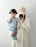 波步（BORBOON B）嬰兒秋裝外套2025新款女寶寶洋氣棒球服女童秋季衛(wèi)衣兒童休閑衣服 【藍(lán)色】6178 100 曬單實(shí)拍圖