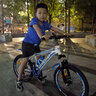 鳳凰（Phoenix）兒童自行車山地車男女學(xué)生腳踏車6-15歲童車 霸道 白藍(lán)色 20寸 曬單實(shí)拍圖