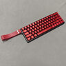 尖獅皮質(zhì)飄帶鍵盤(pán)客制化適配美加獅wooting/醉鹿G60/小蜜蜂made68/atk68邁從/狼蛛/rs6前行者ez63夜魔 紅色真皮飄帶 曬單實(shí)拍圖