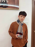 回力圍巾男冬季加長(cháng)加厚保暖圍脖披肩韓版百搭舒適圍脖送男友生日禮物 杏色【長(cháng)180cm 寬30cm】 曬單實(shí)拍圖