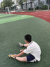 唐獅童裝男童POLO短袖套裝夏季帥氣撞色珠地休閑短褲  藏青色 150 曬單實(shí)拍圖