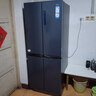 海爾（Haier）冰箱406升四開(kāi)門(mén)十字對(duì)開(kāi)門(mén)超薄風(fēng)冷無(wú)霜一級(jí)能效雙變頻電冰箱家用母嬰空間節(jié)能省電 【星石藍(lán)406升】母嬰變溫空間+DEO凈味 曬單實(shí)拍圖