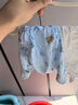 Babyprints尿布兜嬰兒隔尿褲透氣防水防側(cè)漏可洗按扣款藍(lán)色3條裝大碼 曬單實(shí)拍圖
