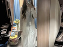 多菲尼森老錢風(fēng)休閑時(shí)尚針織開(kāi)衫條紋披肩兩件套女2025秋季松弛通勤套裝 披肩+開(kāi)衫套裝均碼 均碼 曬單實(shí)拍圖