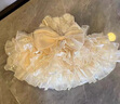 G.DUCKKIDS小黃鴨童裝公主裙女童生日裙子夏季兒童禮服女寶寶連衣裙夏裝短裙 圖片色 100 尺碼2~3歲【90-100cm】cm 曬單實(shí)拍圖