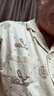 Lee潮款印花系家居服睡衣男情侶套裝短袖短褲可外傳型寬松大碼棉質(zhì) 曬單實(shí)拍圖